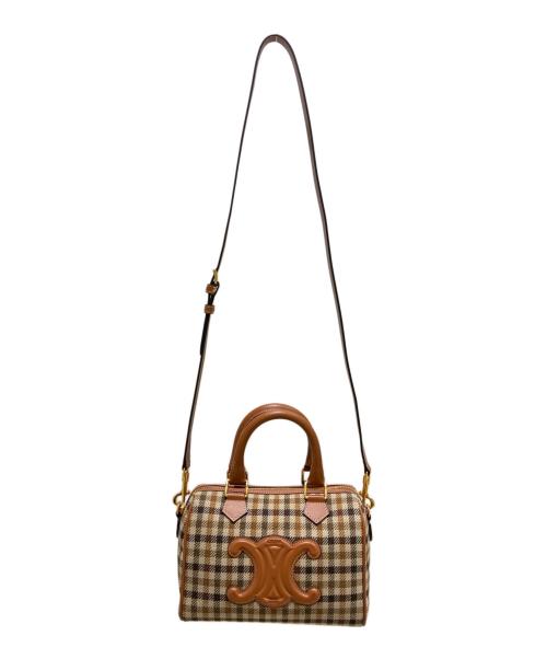 CELINE（セリーヌ）CELINE (セリーヌ) トリオンフスモールボストンバッグ マルチカラーの古着・服飾アイテム