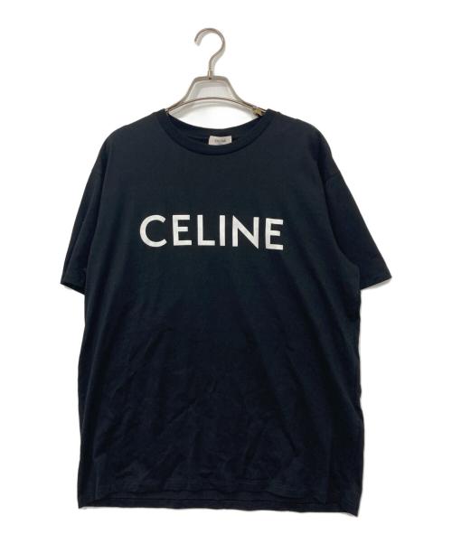 CELINE（セリーヌ）CELINE (セリーヌ) ルーズTシャツ ブラック サイズ:Mの古着・服飾アイテム