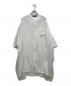 mizuiro-indミズイロインド）の古着「シャツワンピース」｜ホワイト