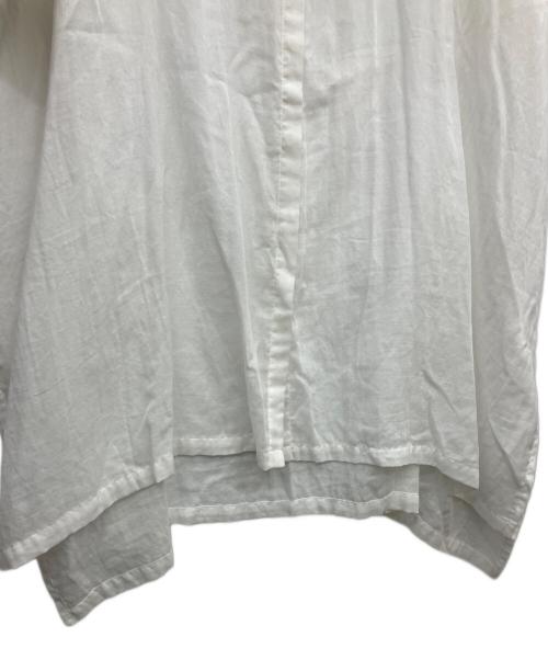 mizuiro-ind（ミズイロインド）mizuiro-ind (ミズイロインド) シャツワンピース ホワイト サイズ:Freeの古着・服飾アイテム