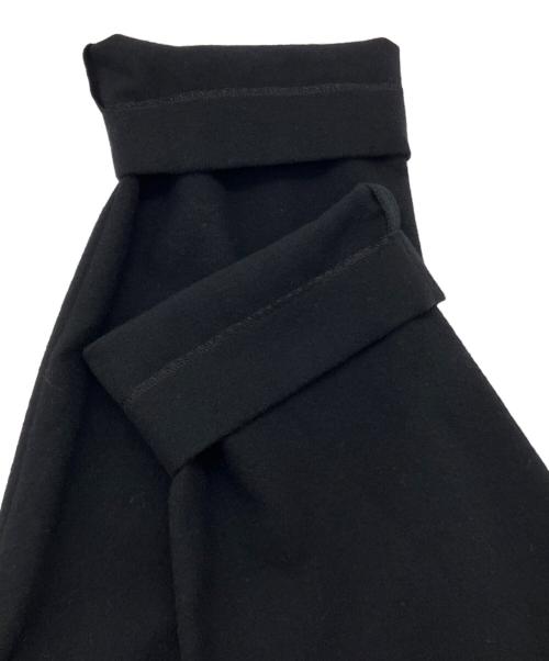 Yohji Yamamoto collections（ヨウジヤマモトコレクションズ）YOHJI YAMAMOTO collections (ヨウジヤマモトコレクションズ) FLANNEL NORMAL LEGGINGS SLIM PANTS ブラック サイズ:2の古着・服飾アイテム