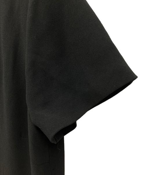 theory luxe（セオリーリュクス）theory luxe (セオリーリュクス) ラップ風半袖ワンピース ブラック サイズ:38の古着・服飾アイテム