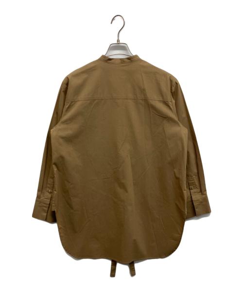 RIM.ARK（リムアーク）RIM.ARK (リムアーク) RIM.ARK リムアーク Pin tuck apron SH ブラウン サイズ:Freeの古着・服飾アイテム