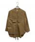 RIM.ARK（リムアーク）の古着「RIM.ARK リムアーク Pin tuck apron SH」｜ブラウン