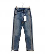 Maison Margielaメゾンマルジェラ）の古着「パッチワークデニムパンツ」｜インディゴ