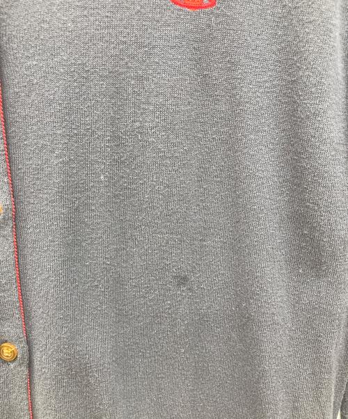 Vivienne Westwood RED LABEL（ヴィヴィアンウエストウッドレッドレーベル）Vivienne Westwood RED LABEL (ヴィヴィアンウエストウッドレッドレーベル) オーブ刺繍ロングカーディガン グレー サイズ:Mの古着・服飾アイテム
