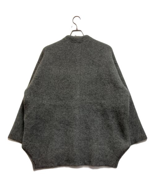 ELENDEEK（エレンディーク）ELENDEEK (エレンディーク) BASIC CN RACCOON MIX WCD（ベーシックCNラクーンカーディガン） グレー サイズ:02の古着・服飾アイテム