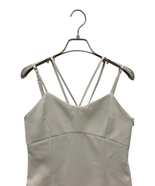 MERCURY DUO（マーキュリーデュオ）MERCURY DUO (マーキュリーデュオ) ペンシルタイトキャミワンピース ベージュ サイズ:Sの古着・服飾アイテム