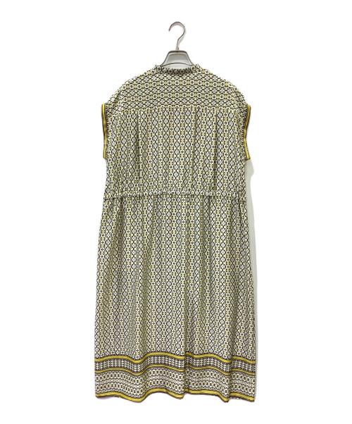 BALLSEY（ボールジィ）BALLSEY (ボールジィ) アルハンブラプリントドローストリングシャツワンピース イエロー サイズ:36の古着・服飾アイテム