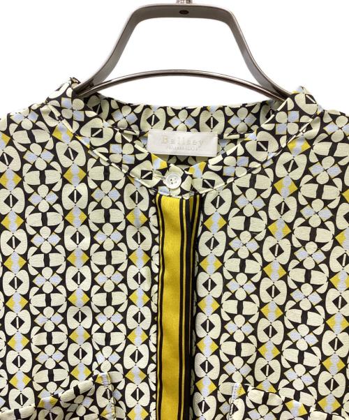 BALLSEY（ボールジィ）BALLSEY (ボールジィ) アルハンブラプリントドローストリングシャツワンピース イエロー サイズ:36の古着・服飾アイテム