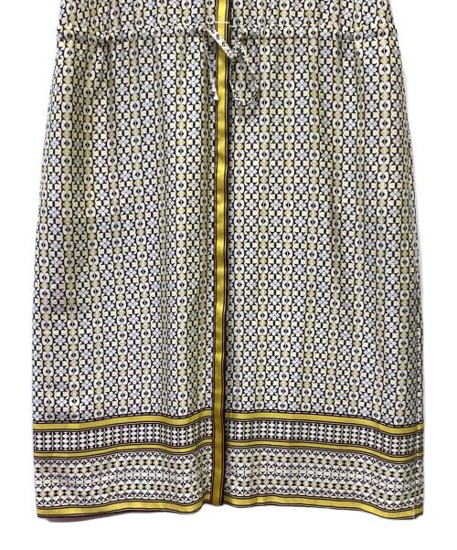 BALLSEY（ボールジィ）BALLSEY (ボールジィ) アルハンブラプリントドローストリングシャツワンピース イエロー サイズ:36の古着・服飾アイテム