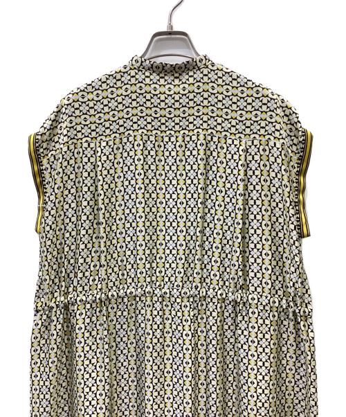 BALLSEY（ボールジィ）BALLSEY (ボールジィ) アルハンブラプリントドローストリングシャツワンピース イエロー サイズ:36の古着・服飾アイテム