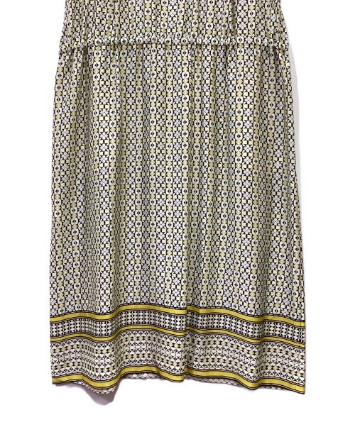 BALLSEY（ボールジィ）BALLSEY (ボールジィ) アルハンブラプリントドローストリングシャツワンピース イエロー サイズ:36の古着・服飾アイテム