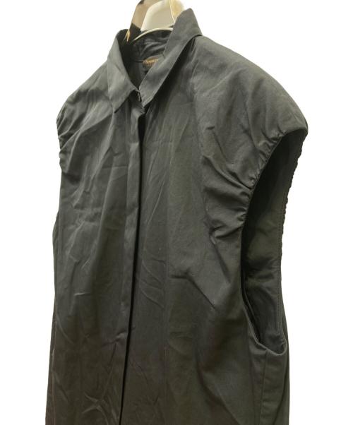 TOMORROW LAND collection（トゥモローランドコレクション）TOMORROW LAND collection (トゥモローランドコレクション) コットントロピカル シャツワンピース ブラック サイズ:36の古着・服飾アイテム