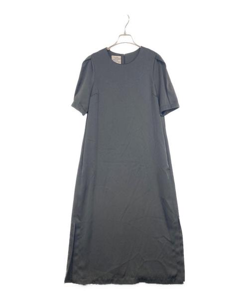 BAUM UND PFERDGARTEN（バウムウンドヘルガーデン）BAUM UND PFERDGARTEN (バウムウンドヘルガーデン) サテンロングワンピース ブラック サイズ:SIZE 36の古着・服飾アイテム