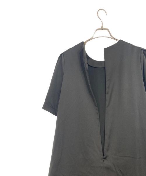 BAUM UND PFERDGARTEN（バウムウンドヘルガーデン）BAUM UND PFERDGARTEN (バウムウンドヘルガーデン) サテンロングワンピース ブラック サイズ:SIZE 36の古着・服飾アイテム