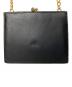 中古・古着 Salvatore Ferragamo (サルヴァトーレ フェラガモ) ヴァラ チェーンショルダーバッグ ブラック：27000円