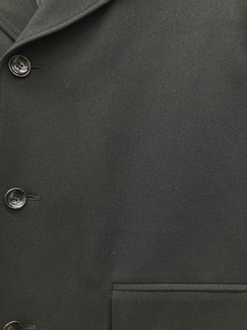 MIESROHE（ミースロエ）MIESROHE (ミースロエ) マニッシュIラインロングオーバーコート ブラックの古着・服飾アイテム