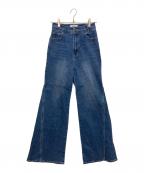 Snidelスナイデル）の古着「ストレッチフレアデニムパンツ」｜ブルー