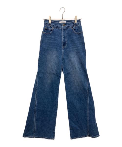 Snidel（スナイデル）Snidel (スナイデル) ストレッチフレアデニムパンツ ブルー サイズ:1 未使用品の古着・服飾アイテム