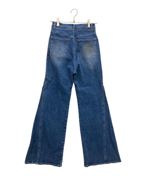 Snidel（スナイデル）Snidel (スナイデル) ストレッチフレアデニムパンツ ブルー サイズ:1 未使用品の古着・服飾アイテム