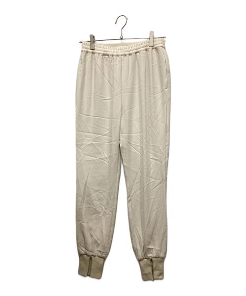 MUSE de Deuxieme Classe（ミューズ ドゥーズィエム クラス）MUSE de Deuxieme Classe (ミューズ ドゥーズィエム クラス) Col Pierrot (コルピエロ) ジョーゼットスソリブパンツ アイボリー サイズ:36の古着・服飾アイテム