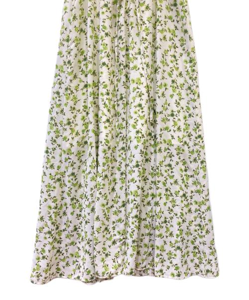 FRAY ID（フレイ アイディー）FRAY ID (フレイ アイディー) フラワープリントオフショルワンピース ミント サイズ:1 未使用品の古着・服飾アイテム