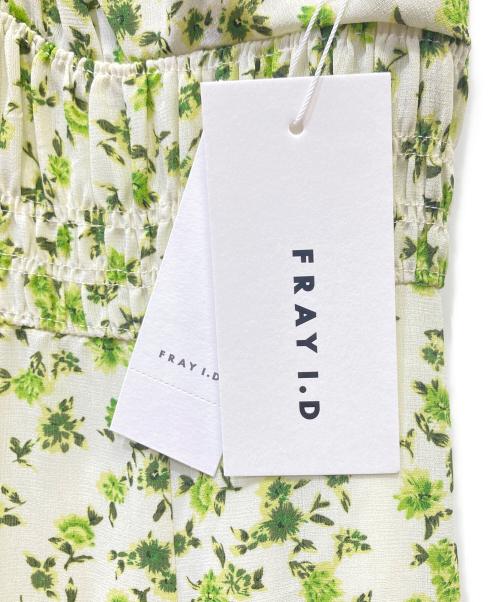 FRAY ID（フレイ アイディー）FRAY ID (フレイ アイディー) フラワープリントオフショルワンピース ミント サイズ:1 未使用品の古着・服飾アイテム