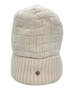 中古・古着通販】HERMES (エルメス) セリエボタンニットキャップ オフ