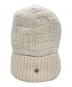 HERMES（エルメス）の古着「セリエボタンニットキャップ」｜オフホワイト