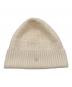 HERMES (エルメス) セリエボタンニットキャップ オフホワイト：32000円