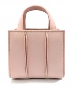 MaxMaraマックスマーラ）の古着「ホイットニー　カーフレザー ナノ バッグ」｜ピンク