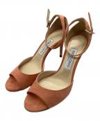 JIMMY CHOOジミーチュウ）の古着「アンクルストラップパンプス」｜ピンク