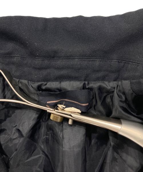 COMME des GARCONS GIRL（コムデギャルソンガール）COMME des GARCONS GIRL (コムデギャルソンガール) 丸襟ポリ縮絨製品染ジャケット ネイビー サイズ:XSの古着・服飾アイテム