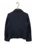 COMME des GARCONS GIRL (コムデギャルソンガール) 丸襟ポリ縮絨製品染ジャケット ネイビー サイズ:XS：20000円