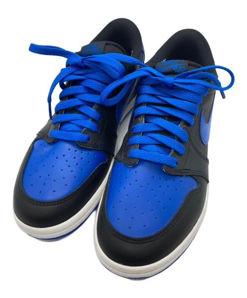 NIKE（ナイキ）NIKE (ナイキ) Air Jordan 1 Low '85 / エアジョーダン1 ロー '85 ローカットスニーカー ブラック×ブルー サイズ:28の古着・服飾アイテム