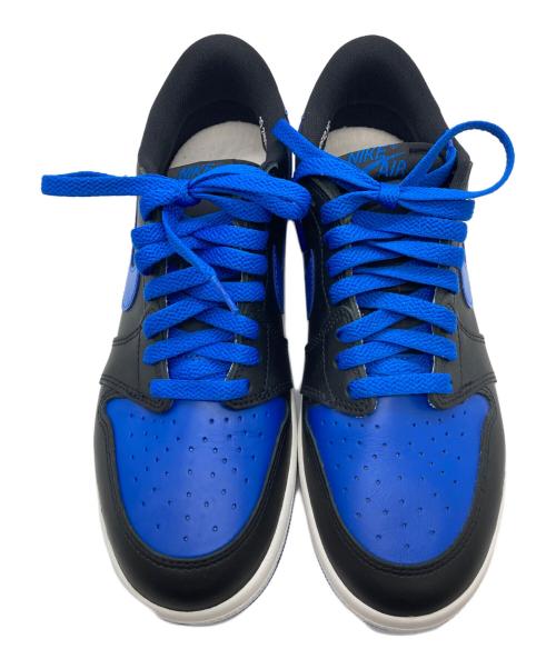 NIKE（ナイキ）NIKE (ナイキ) Air Jordan 1 Low '85 / エアジョーダン1 ロー '85 ローカットスニーカー ブラック×ブルー サイズ:28の古着・服飾アイテム