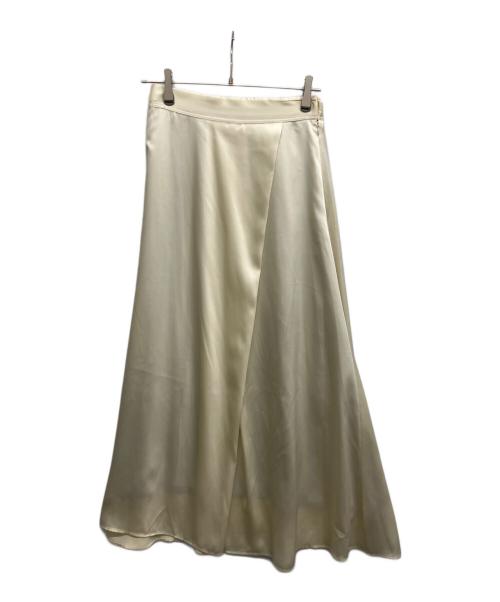 CHAOS（カオス）CHAOS (カオス) エクセルサテンスカート ベージュ サイズ:Freeの古着・服飾アイテム