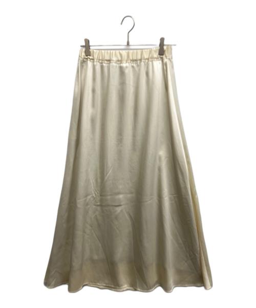 CHAOS（カオス）CHAOS (カオス) エクセルサテンスカート ベージュ サイズ:Freeの古着・服飾アイテム