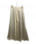CHAOS（カオス）の古着「エクセルサテンスカート」｜ベージュ