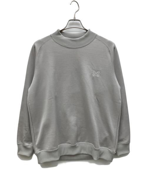 Needles（ニードルズ）Needles (ニードルズ) L/S Mock Neck Tee グレー サイズ:Sの古着・服飾アイテム