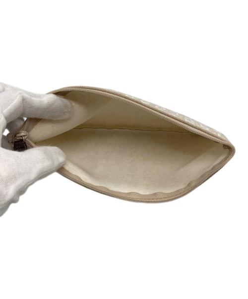 BVLGARI（ブルガリ）BVLGARI (ブルガリ) ロゴマニア ハンドバッグ ベージュの古着・服飾アイテム