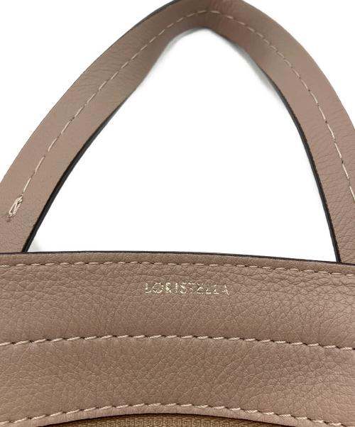 LORISTELLA（ロリステッラ）LORISTELLA (ロリステッラ) ストローレザートートバッグ ピンクの古着・服飾アイテム