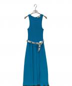 MICHAEL KORSマイケルコース）の古着「Smocked Georgette Maxi Dress」｜ブルー