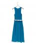 MICHAEL KORS (マイケルコース) Smocked Georgette Maxi Dress ブルー サイズ:xxs：5000円