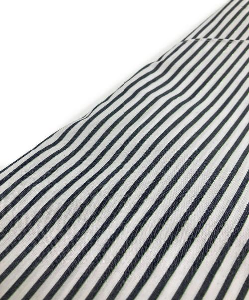 LOUNIE（ルーニー）LOUNIE (ルーニー) 先染めラメストライプシャツ ブラック サイズ:38の古着・服飾アイテム