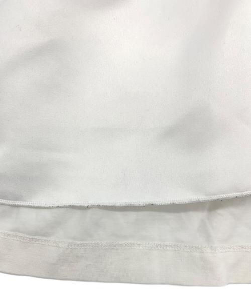 YOKO CHAN（ヨーコチャン）YOKO CHAN (ヨーコチャン) フロントギャザーフリルカットソー ホワイト サイズ:38の古着・服飾アイテム