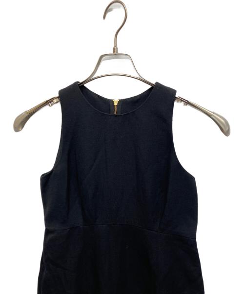 Noble（ノーブル）Noble (ノーブル) カーブシルエットロングワンピース ブラック サイズ:36の古着・服飾アイテム