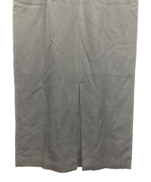 Noble（ノーブル）Noble (ノーブル) カーブシルエットロングワンピース ブラック サイズ:36の古着・服飾アイテム