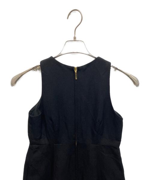 Noble（ノーブル）Noble (ノーブル) カーブシルエットロングワンピース ブラック サイズ:36の古着・服飾アイテム